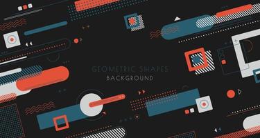 Abstract geometric design of rounded lines style decorative. Overlapping for template new modern background. Illustration vector