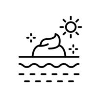 Day Cream Line Icon. Daily Cream, Foam, Gel, Mousse, Soap, Linear Pictogram. Sunscreen, Sun Block Cream Outline Icon. Daily Skincare. Isolated Vector Illustration.