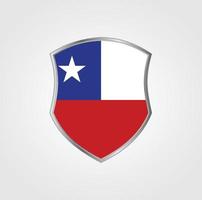 Chile Flag Design vector