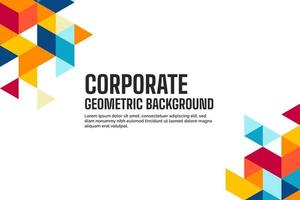 fondo abstracto geométrico corporativo para sitios web usados, pancartas, carteles, volantes vector