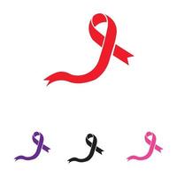 colorful ribbons logo symbol illustration design template - vector