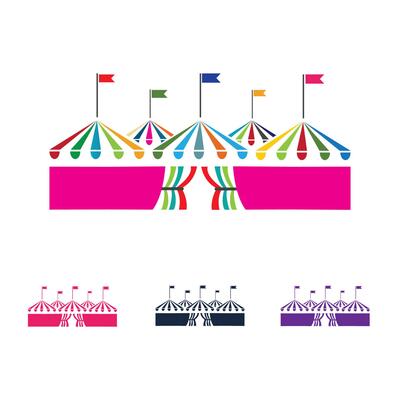 circus logo vector