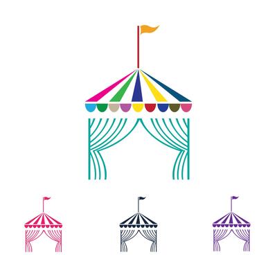 circus logo vector