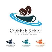 coffee shop logo vector