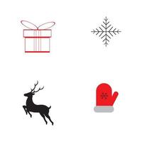 Christmas logo vector