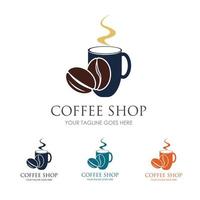 coffee shop logo vector