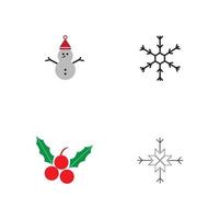 Christmas logo vector