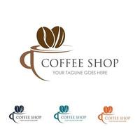 coffee shop logo vector