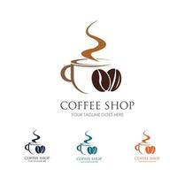 coffee shop logo vector