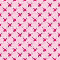 de patrones sin fisuras con rosas rosadas, trazo blanco. flor de textura dibujada a mano. estilo de pincel de línea. fondo vectorial para envolver, tela textil, producto de paquete, papel tapiz, estampado de ropa, papel digital vector