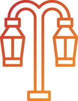 Street Lights Icon Style vector