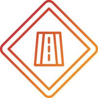 Lane Icon Style vector