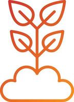 Sprout Icon Style vector