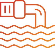 Waste Water Icon Style vector