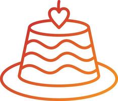 Pudding Icon Style vector