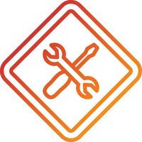Under Construction Icon Style vector