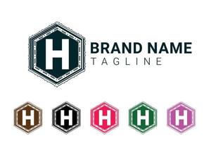 letra h nuevo diseño de logotipo e icono vector
