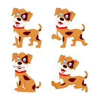 diseño de imágenes prediseñadas de vector de perro