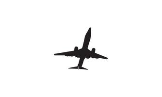 airplane vector illustration design black and white