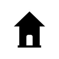 vector de icono, dibujo de casa simple y plano moderno