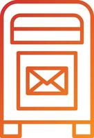 Mailbox Icon Style vector