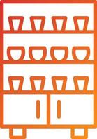 Cupboard Icon Style vector