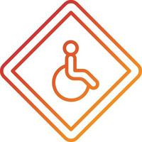 Disabled Icon Style vector