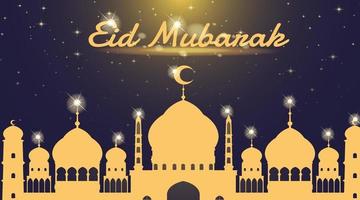 Background Design Ramadhan Kareem For Muslim Festival Eid Mubarak