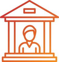 Personal Banking Icon Style vector