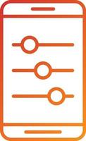 Sliders Icon Style vector