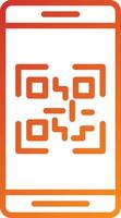 QR Code Icon Style vector