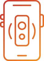 Mobile Speaker Icon Style vector