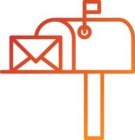 Mailbox Icon Style vector