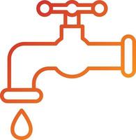 Water Tap Icon Style vector