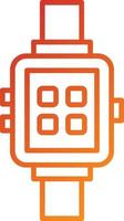 Smart Watch Icon Style vector