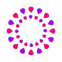 abstract modern symbol flat element vector
