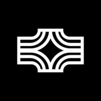 abstract flat symbol tech modern vector