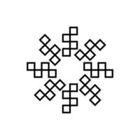 abstract modern simple flat symbol vector