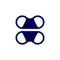 abstrcact flat symbol modern simple vector