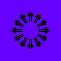 abstract flat symbol tech modern vector