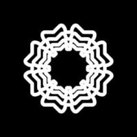 abstract symbol flat mandala element vector