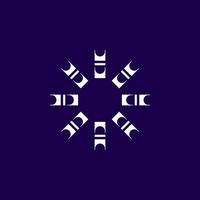 abstract modern simple flat symbol vector