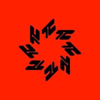 abstract modern simple flat symbol vector