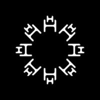 abstract modern symbol flat technology vector