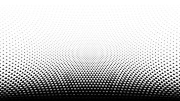 Triangular halftone background. Geometrical black and white card. vector