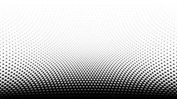 Triangular halftone background. Geometrical black and white card. vector