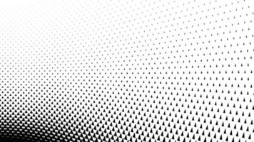 Triangular halftone background. Geometrical black and white card. vector