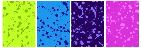 Abstract backgrounds with blobs, template, artistic covers design, colorful texture. Trendy pattern, graphic poster, geometric brochure, card. vector