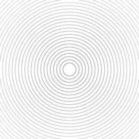 Concentric linear circles, neutral round element. Halftone outline element isolated on white background. vector