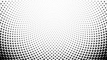 Triangular halftone background. Geometrical black and white card. vector